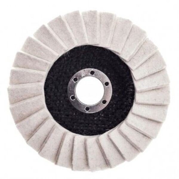 Filca pulēšanas disks metālam 125mm (komplekts 5gb)