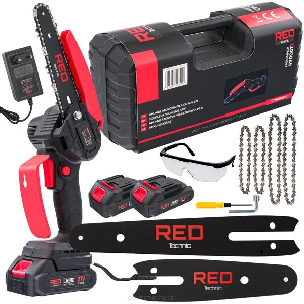 Akumulatora motorzāģis Red Technic RTMPA0064 1000W, 25cm