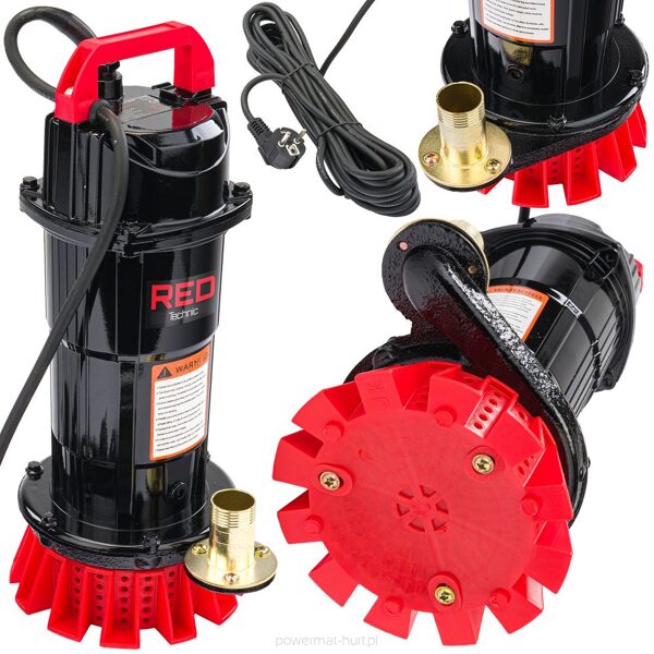 Elektriskais iegremdējamais ūdens sūknis 1" 8000 l/h RedTechnic RTPDW0072